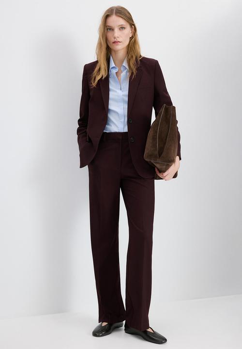 MANGO - Blazerbergen - dark red