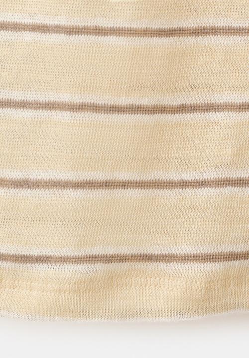 MANGO - T-shirt lina - yellow