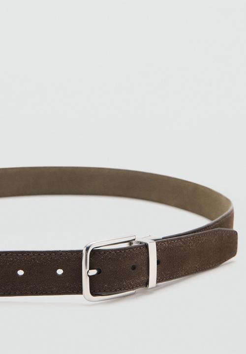 MANGO - Belt emili6 - brown