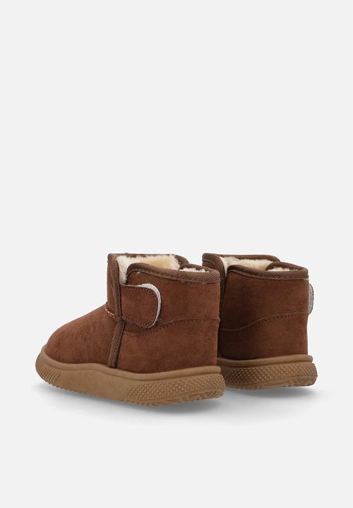 Pop Candy - Shearling lined slippers - brown