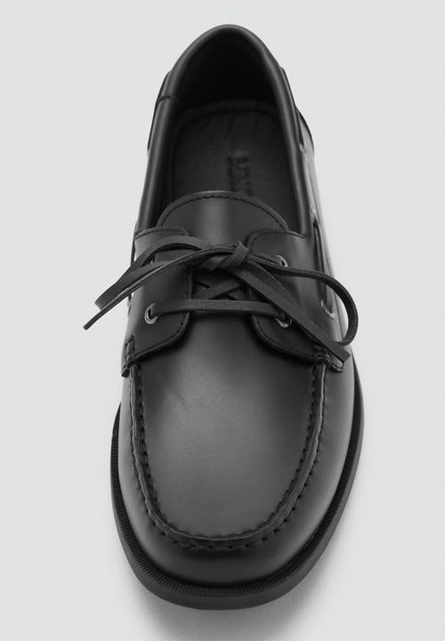 MANGO - Nautic loafer - black