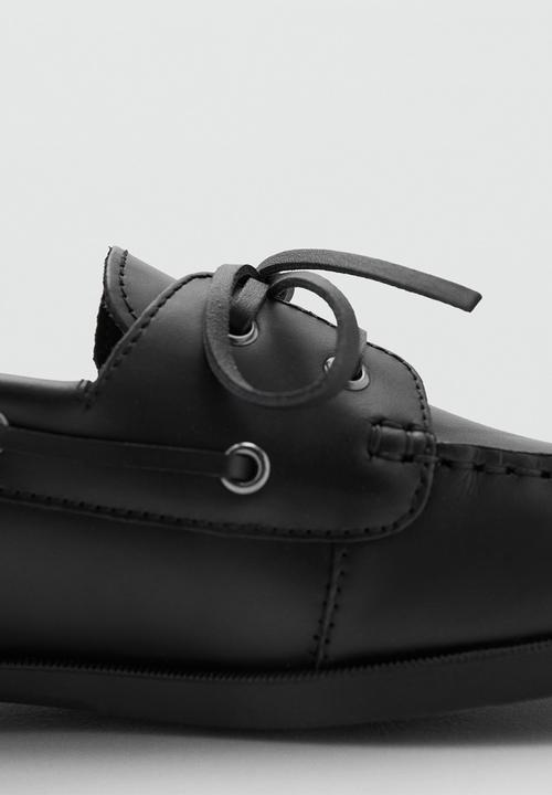 MANGO - Nautic loafer - black