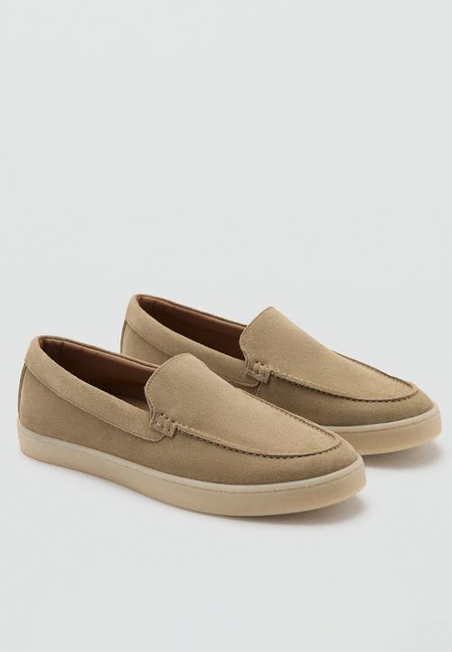 MANGO - Easy loafer - sand