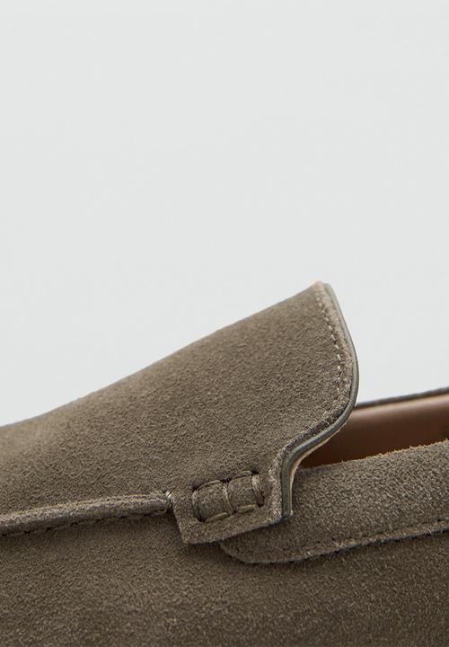 MANGO - Easy loafer - khaki