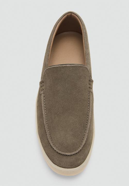 MANGO - Easy loafer - khaki
