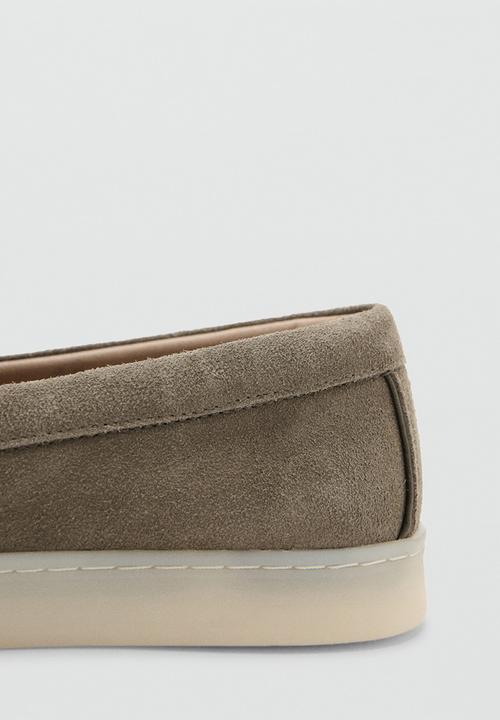 MANGO - Easy loafer - khaki