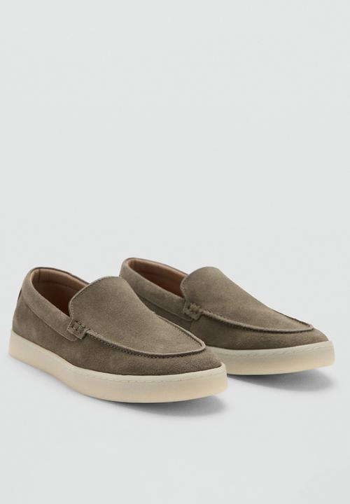 MANGO - Easy loafer - khaki