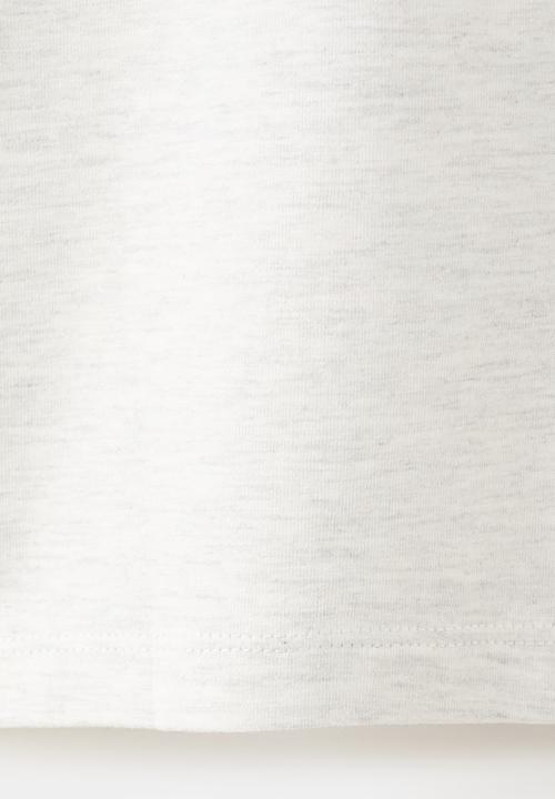 MANGO - T-Shirt FUNPLUS - Light Heather Grey