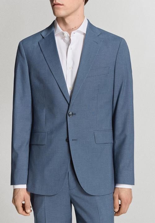 MANGO - Blazer Milan - Medium Blue