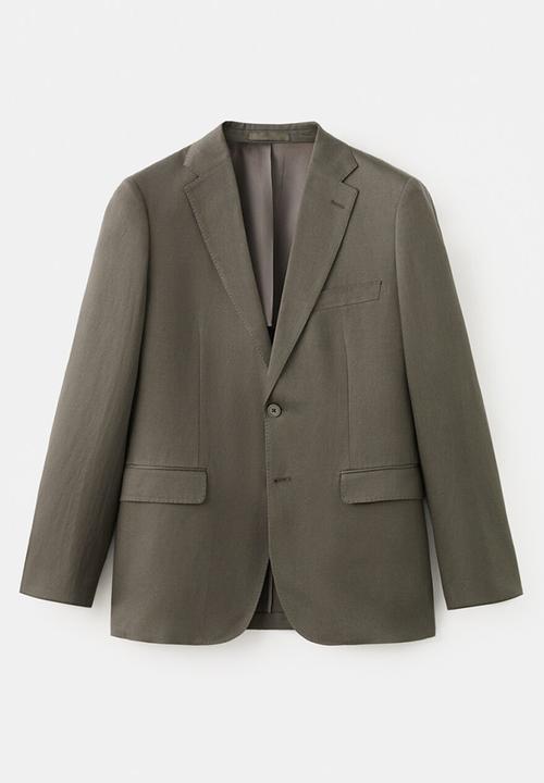 MANGO - Blazer Amalfi - Khaki