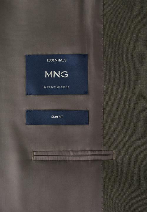 MANGO - Blazer Amalfi - Khaki