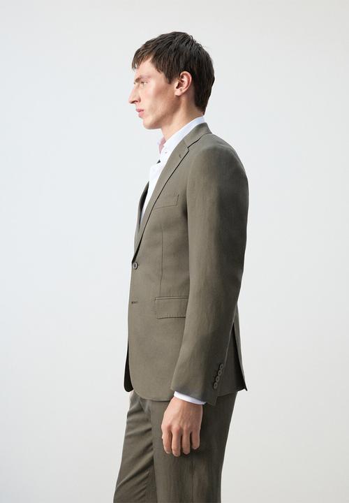 MANGO - Blazer Amalfi - Khaki