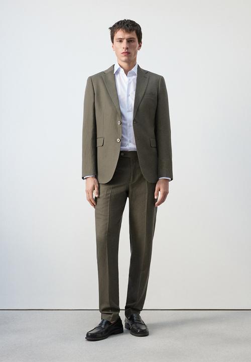MANGO - Blazer Amalfi - Khaki