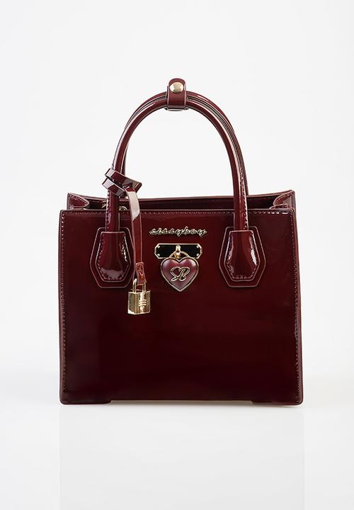 SISSY BOY - Miriam Medi Tote Patent - Burgundy