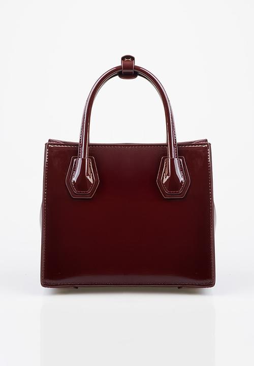 SISSY BOY - Miriam Medi Tote Patent - Burgundy