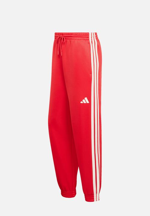 adidas Performance - Stadium Track Pants - Red pure ruby/off white