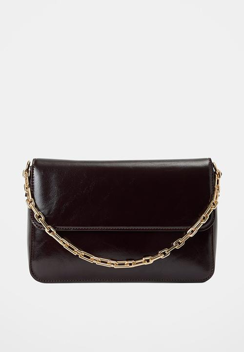 Forever New - Miranda chain shoulder bag in dark chocolate