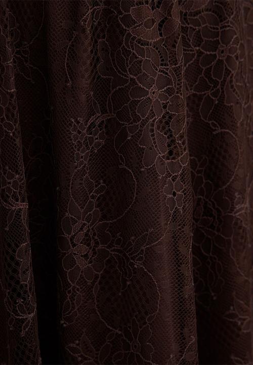 Forever New - Heather Lace Midi Skirt In Chocolate