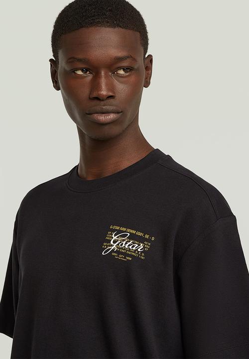 G-STAR - Script Gr R T - Dk Black