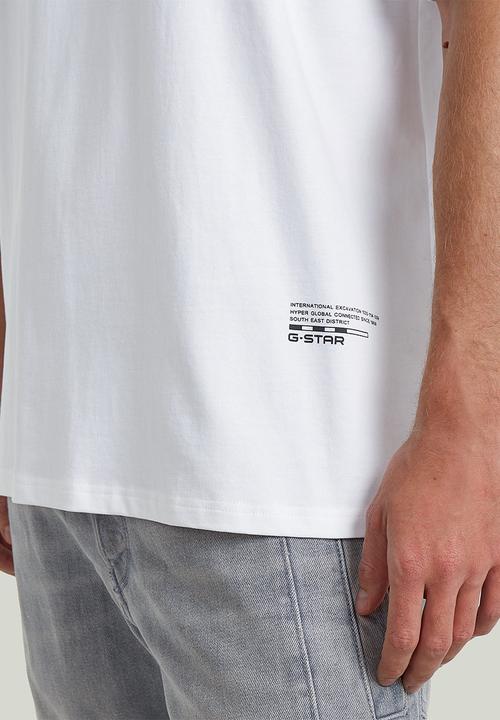 G-STAR - Back Applique Relaxed R T - White