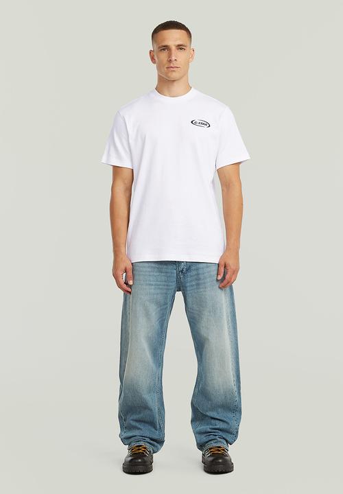 G-STAR - 90S Logo R T - White