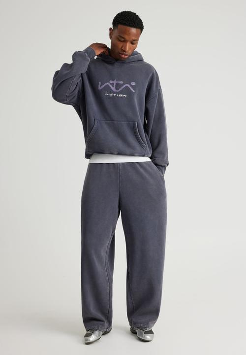 Factorie - Notion Hoodie - Ntn Washed Navy Blazer/Schematics