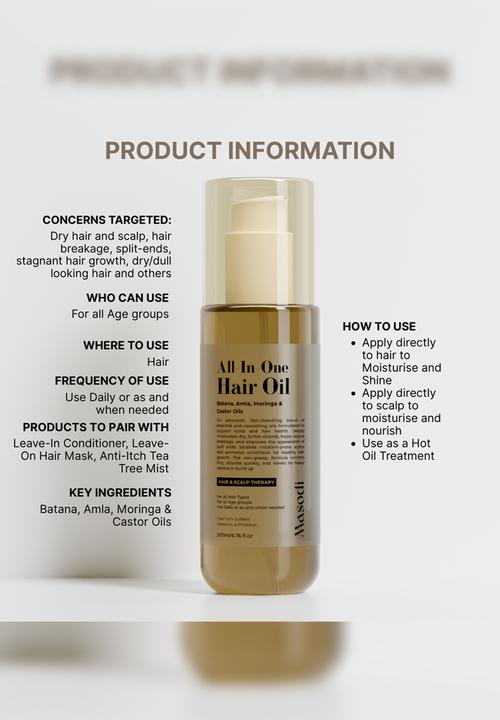 Masodi - All-In-One Hair Oil - 200ml