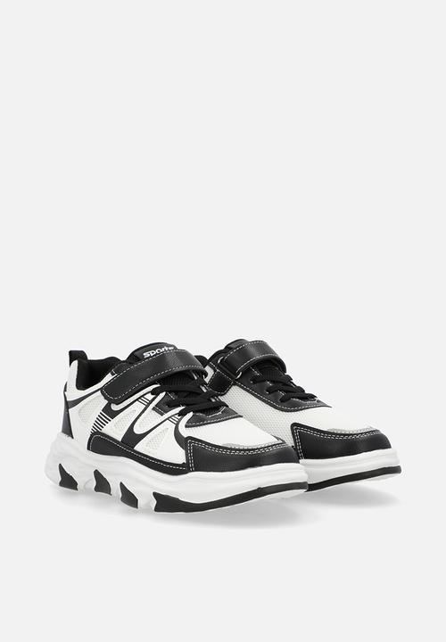 Pop Candy - Low tops with adjustable fasteners - black
