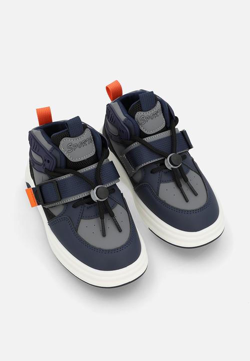 Pop Candy - High top sneakers - navy/grey