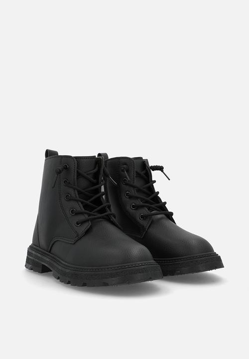 Pop Candy - Lace-up boots - black