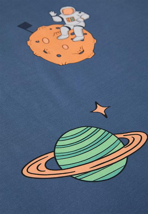 Pop Candy - 200TC space duvet cover set - dark blue