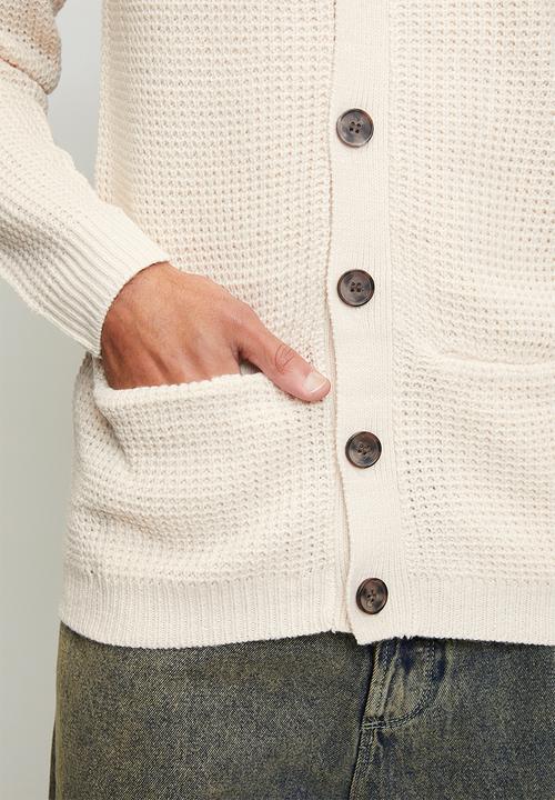 Brave Soul - Button Through Cardigan - Oatmeal