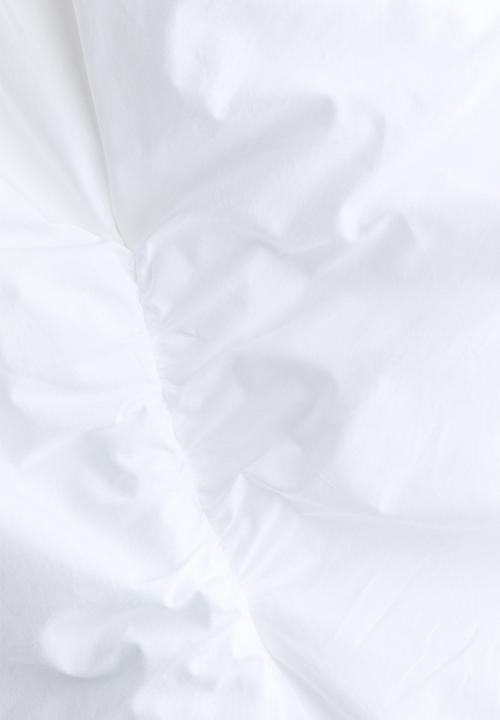 H&M - H&M Studio: Layered poplin dress - white
