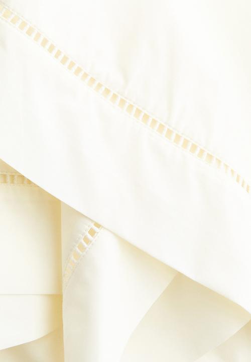 H&M - H&M Studio: Draped-panel wrap skirt - cream