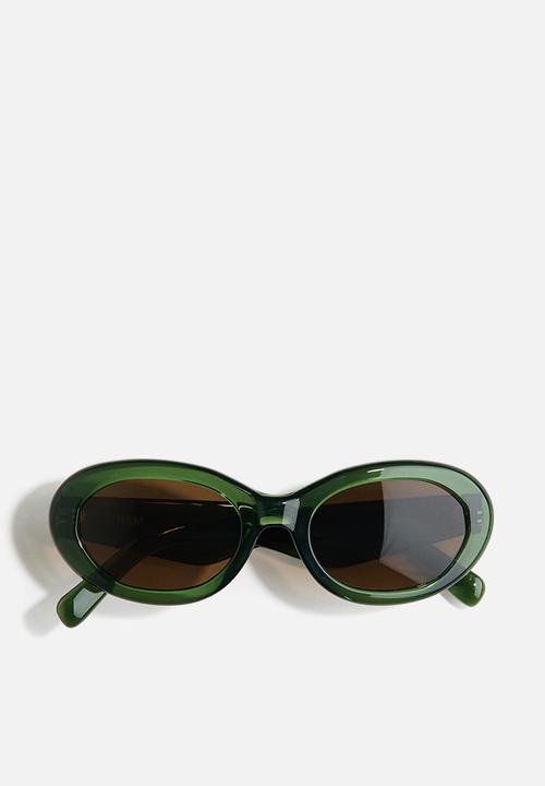 H&M - H&M Studio: Oval sunglasses - green