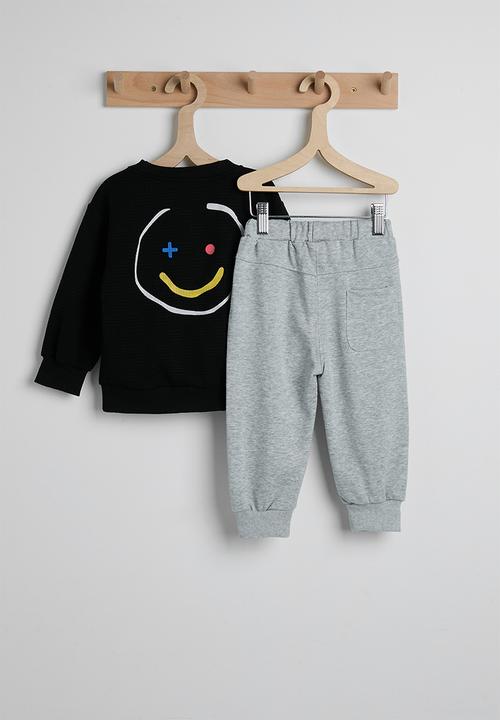 Pop Candy - Sweatsuit - black/grey