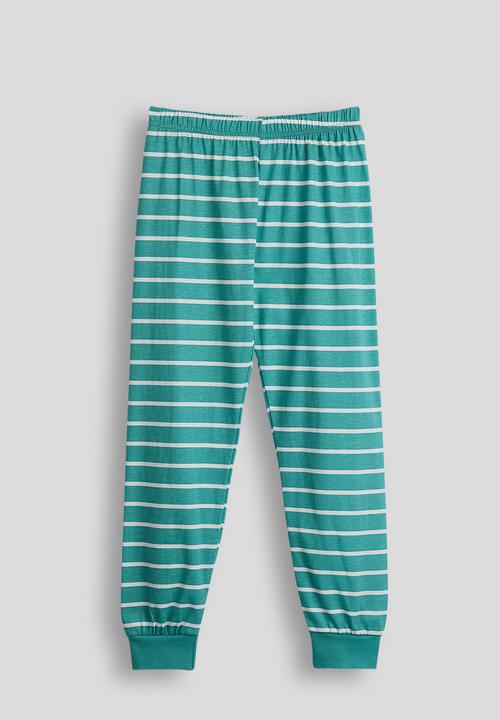Pop Candy - Pj set - blue stripes/dino multi