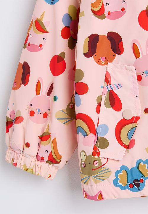 Pop Candy - Printed hooded jacket - melon pink/multi