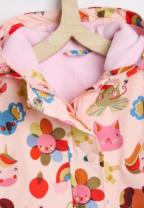 Pop Candy - Printed hooded jacket - melon pink/multi