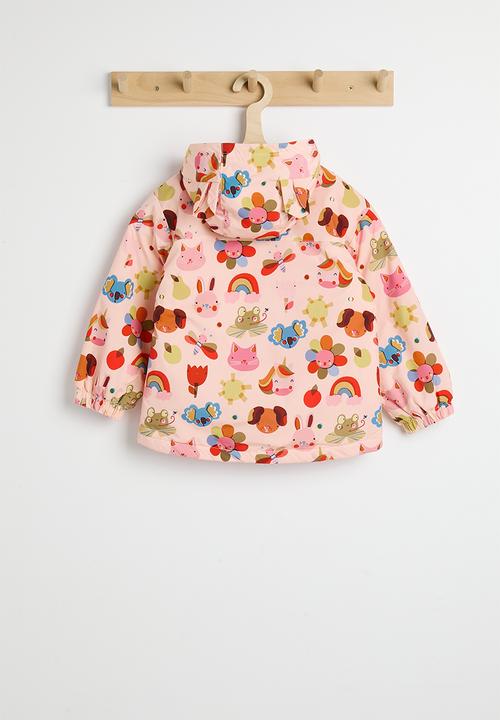 Pop Candy - Printed hooded jacket - melon pink/multi