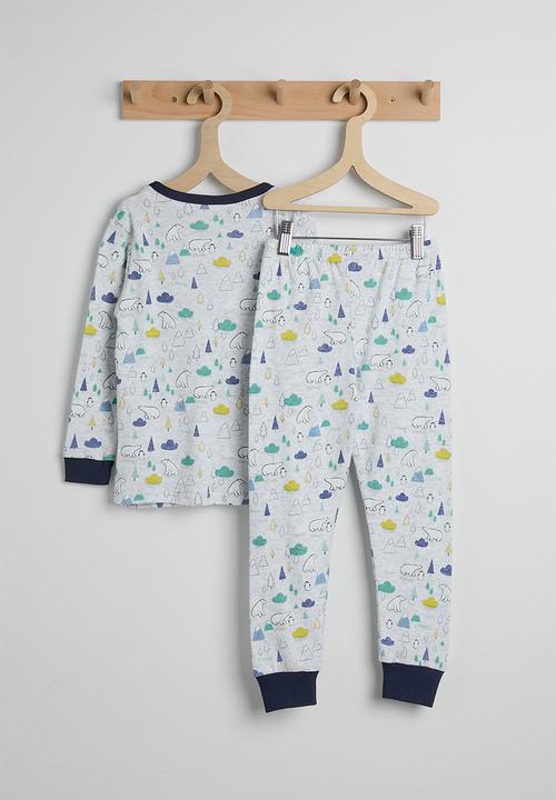 Pop Candy - Pj set - white/navy/multi