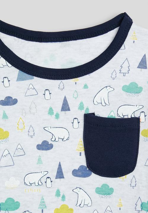 Pop Candy - Pj set - white/navy/multi