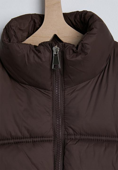 Pop Candy - Puffer vest - burgundy