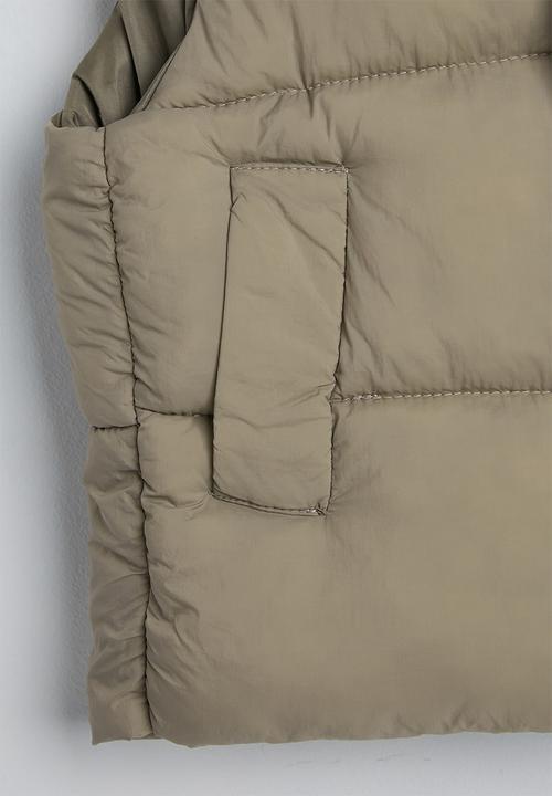 Pop Candy - Puffer vest - khaki