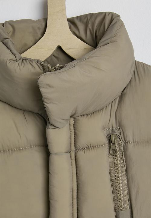 Pop Candy - Puffer vest - khaki