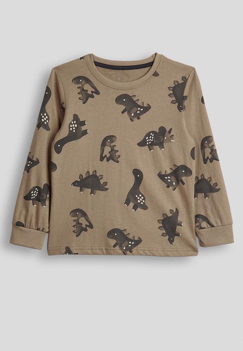 Pop Candy - Dino aop pj set - mocha
