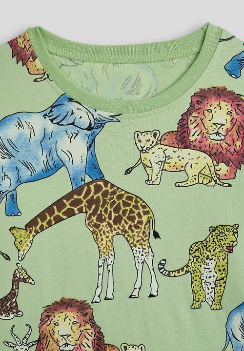 Pop Candy - Pj set - green/safari multi