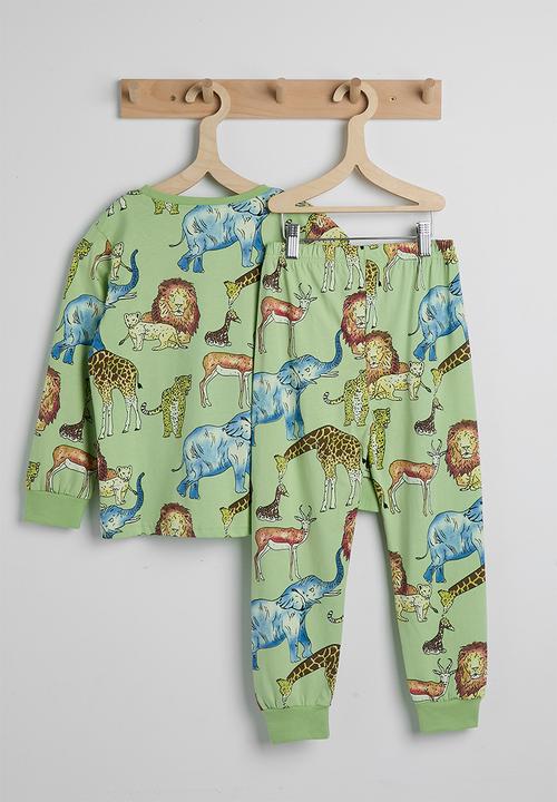 Pop Candy - Pj set - green/safari multi