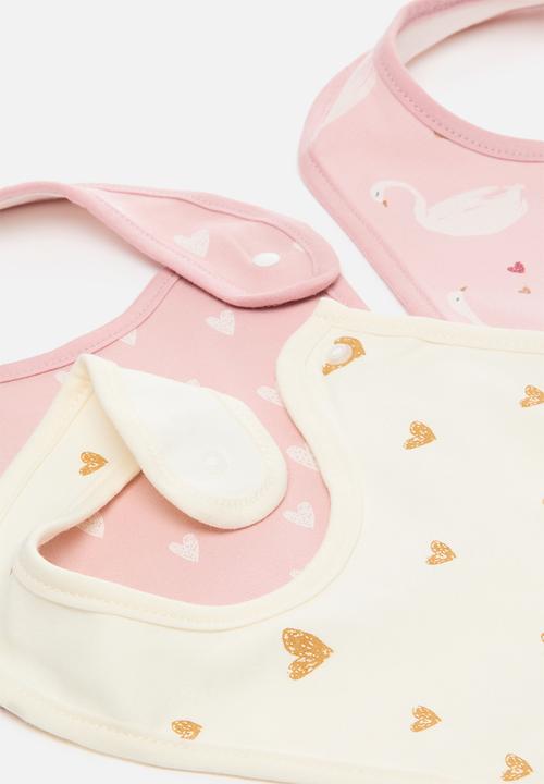 Pop Candy - 3 pack bibs - pink/cream/multi