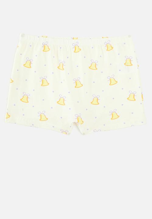 Pop Candy - 4 pack boyshorts - white multi